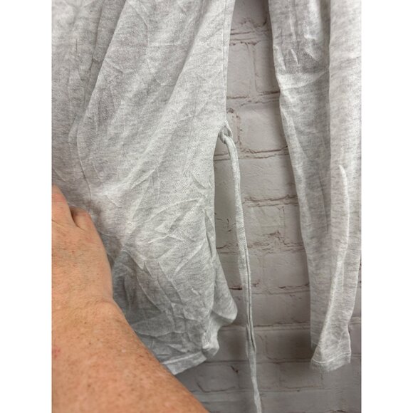 ESprit Cardigan Womens Size Medium Gray Open Front Thin Asymmetrical Casual - Picture 3 of 5